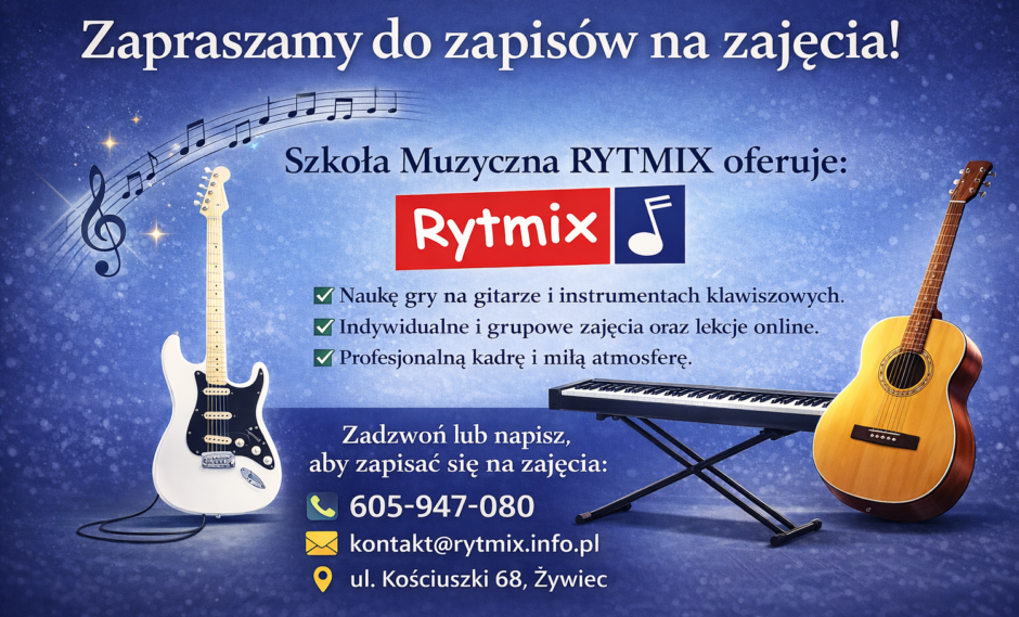RYTMIX  –  niepubliczna szkoła  muzyczna.Nauka z pasją i misją nauczania.
