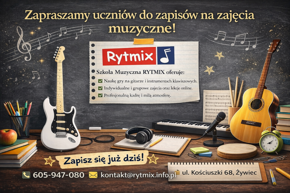 RYTMIX  –  niepubliczna szkoła  muzyczna.Nauka z pasją i misją nauczania.